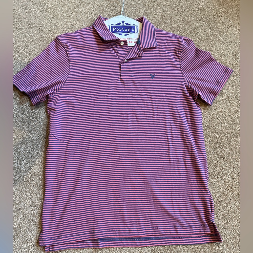 American Eagle polo men’s shirt sleeve size medium